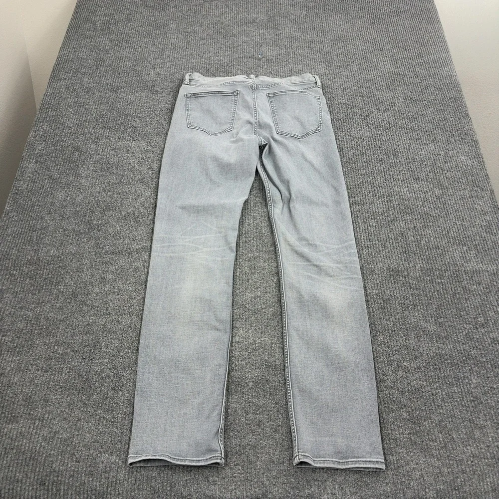 Banana Republic Jeans Mens 32 Gray‎ Cotton Stretch Slim Fit Casual Everyday